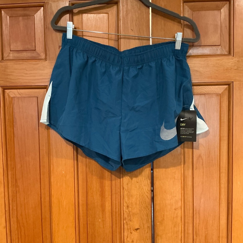 NWT Nike Women's Dri-Fit Blue Running Shorts